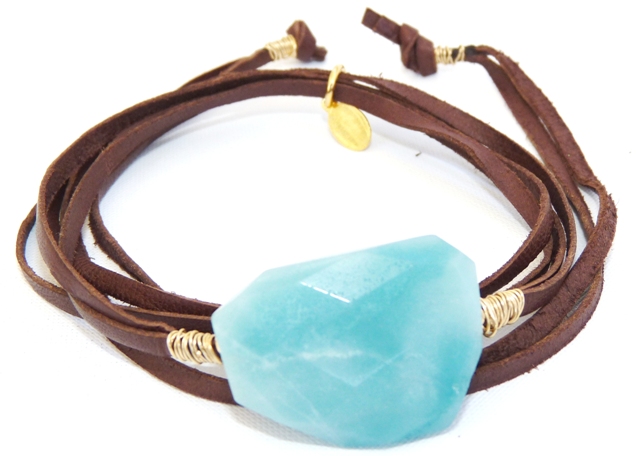 ABN10RS/04K/G AMAZONITE BROWN